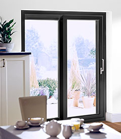 Porte patio dans le salon