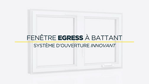 Fenêtre à battant Egress